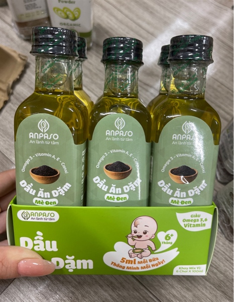 Dầu ăn dặm mè đen