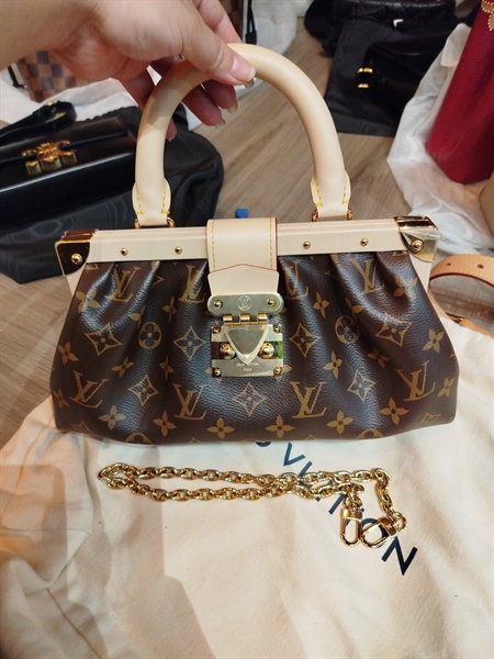 Túi LV hoa nâu handle sz 28cm (HC)+