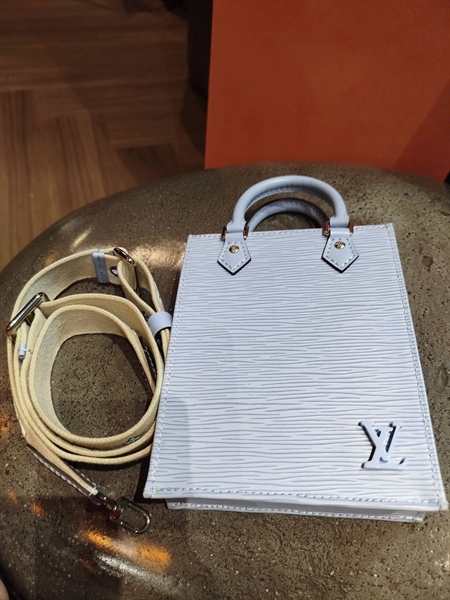 Túi LV sacplat vân xanh sz 14cm (HC)+