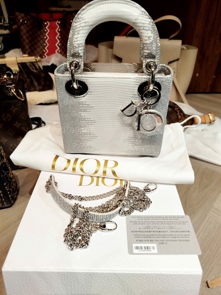 Túi Dior Lady da trăn sz mini (HC)+
