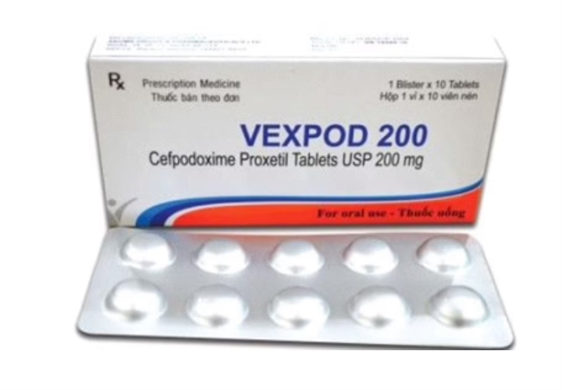 Vexpod cefpodoxim 200mg akums (h/10v)