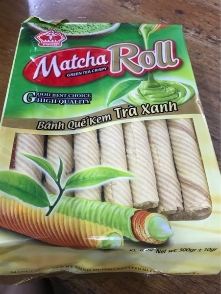 BÁNH QUẾ KEM TRÀ XANH MINH HƯƠNG 300G