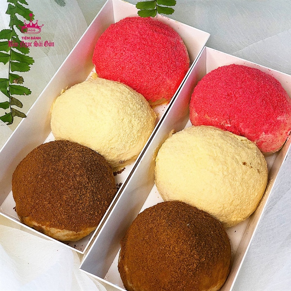 Bánh mỳ dẻo nhân kem lạnh