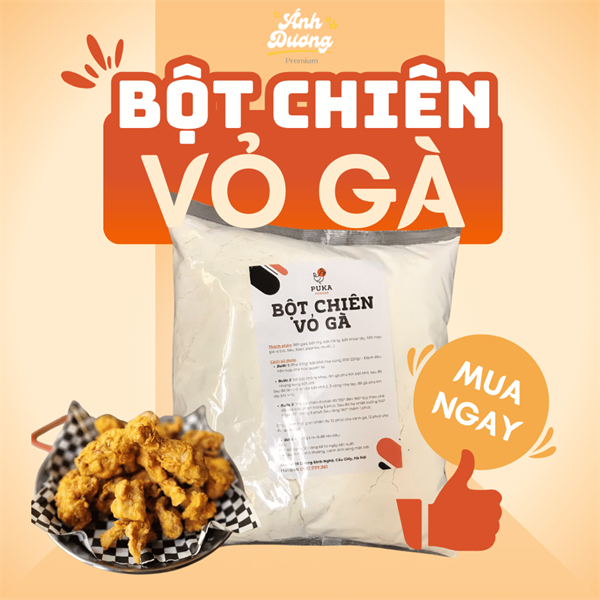 Bột Chiên Vỏ Gà Puka