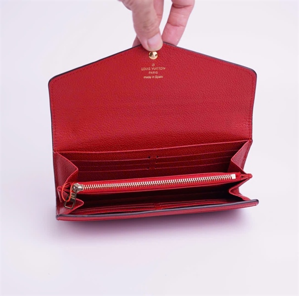 Ví LV hoa đỏ +