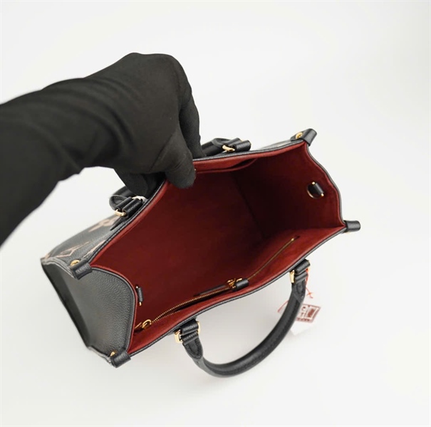 Túi LV onthego đen hoa trắng size 25 (HC) +