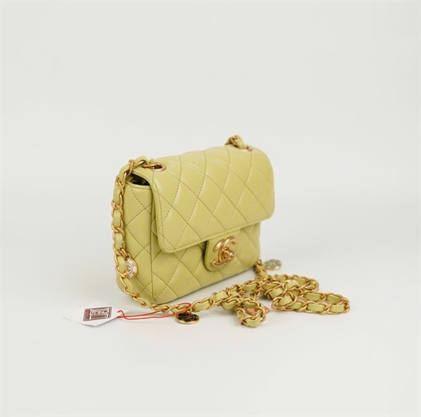 Túi Chanel CoCo xanh size 16 (code NAL 550A9) KG+