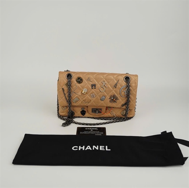 Túi Chanel charm nude size 24 (20841171)+