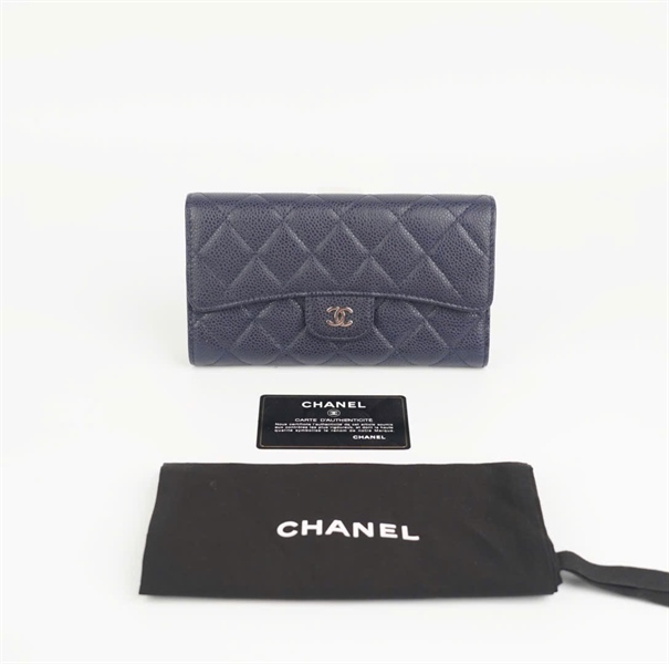 Ví Chanel xanh đen (code 18830082) KG+