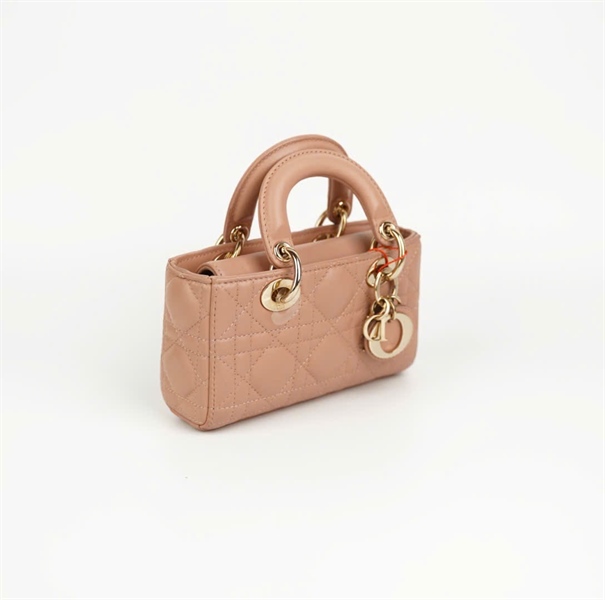 Túi Dior Lady màu nude (10MA0213) sz17 (HC) +