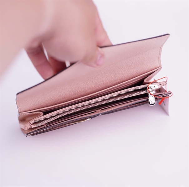 Ví LV vân hồng nude +