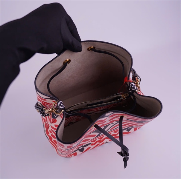 Túi LV nóe đen đỏ size 24 +