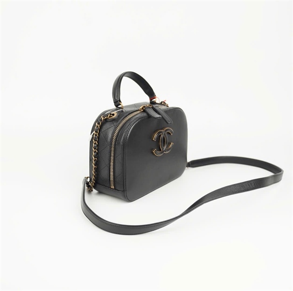 Túi Chanel Vanity đen size 18 (Code 23128372) KG+