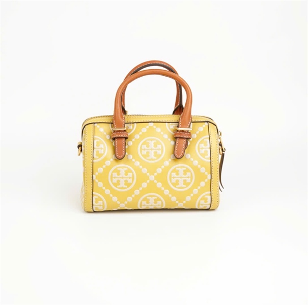 Túi Tory Burch trống màu vàng size 18 KG+