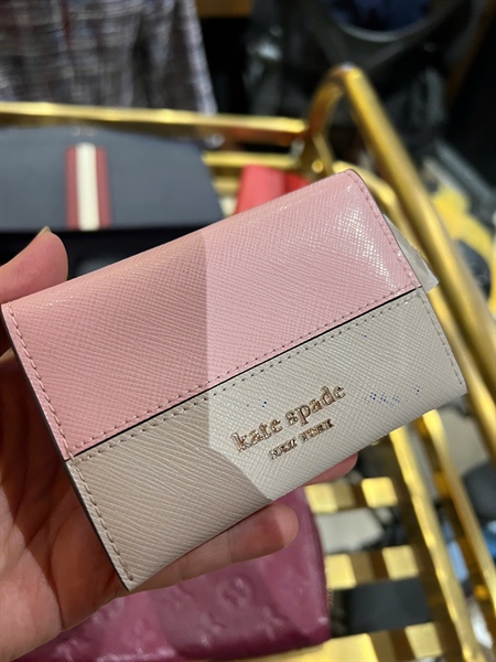 Ví Kate Spade hồng nhạt KG+
