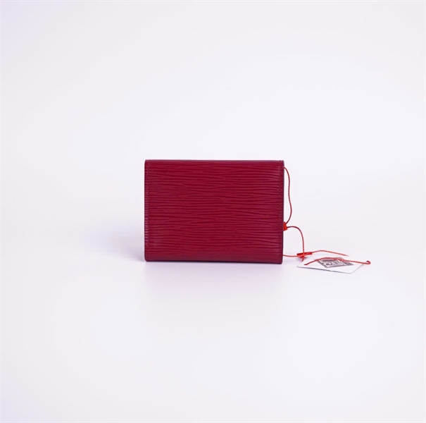 Ví LV gập 2 vân đỏ +