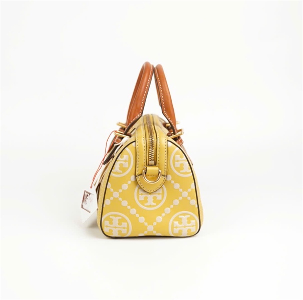 Túi Tory Burch trống màu vàng size 18 KG+
