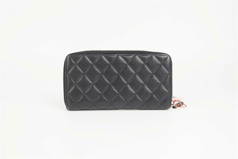 Ví Chanel đen khóa zip (code 16778005) KG+