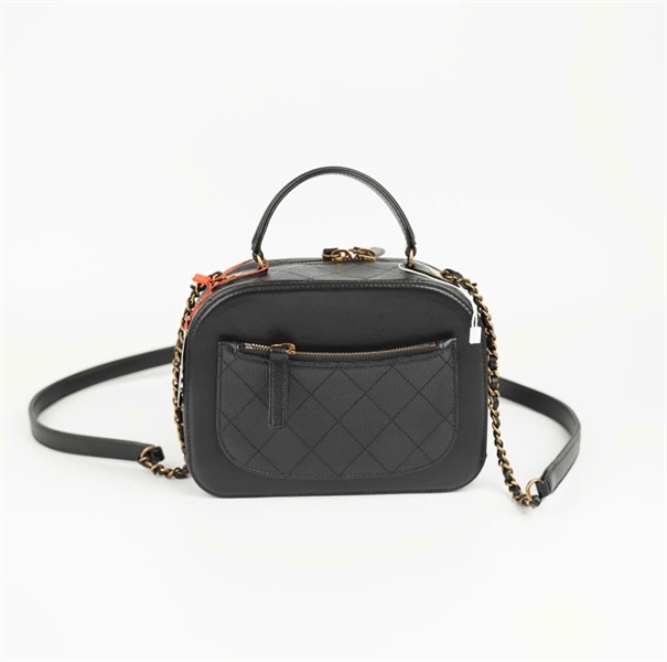 Túi Chanel Vanity đen size 18 (Code 23128372) KG+