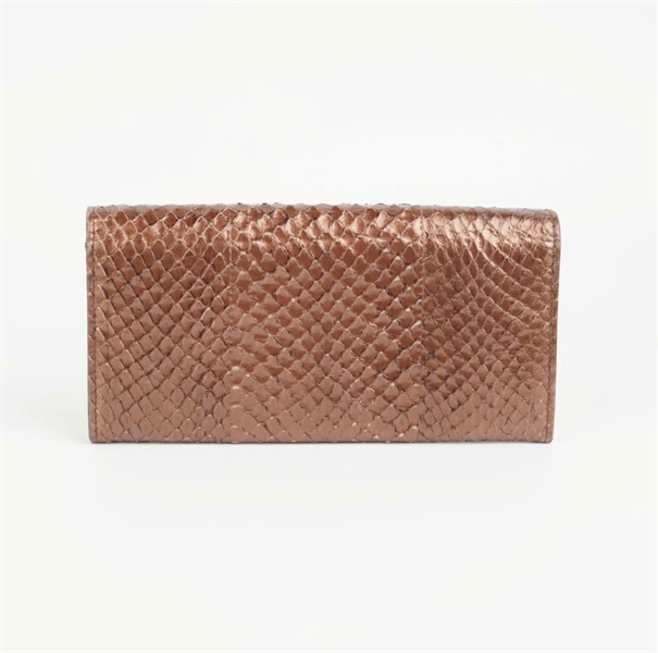 Ví Chanel da trăn vàng đồng (code 13310300) KG+