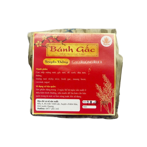 Bánh gấc gạo ruộng rươi