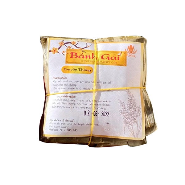 Bánh gai gạo ruộng rươi