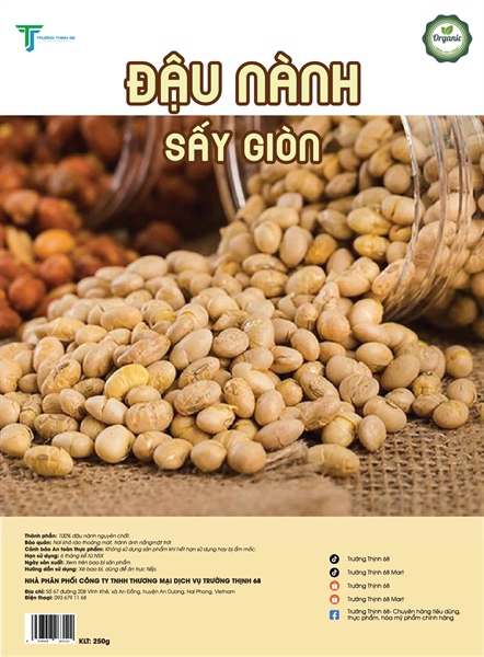 Đậu nành sấy giòn 220g