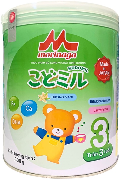 Sữa bột Morinaga Nhật số 3 (>3y+) 800g