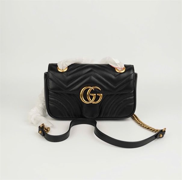 Túi GG Marmont đen (446744493075) sz21 (BMC) +