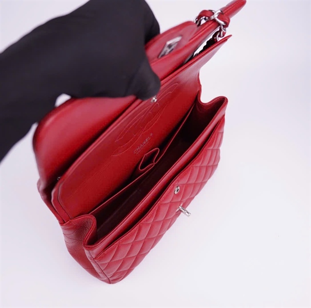 Túi Chanel Classic đỏ size 30 (14895986) +