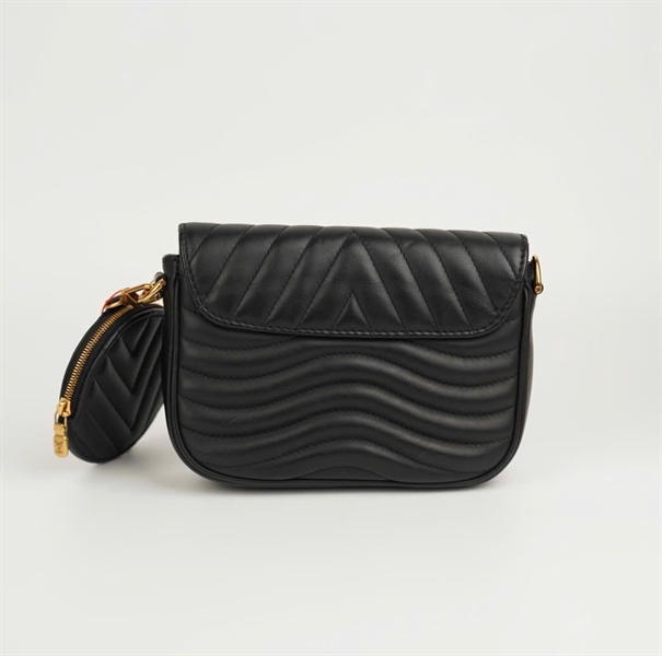 Túi LV màu đen kèm ví 2 strap size 18 (BMC) +