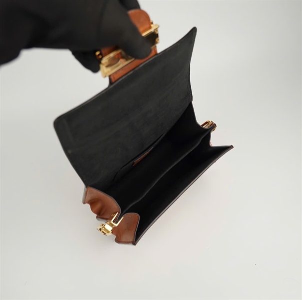 Túi LV dauphine hoa nâu size 20cm (HC) +