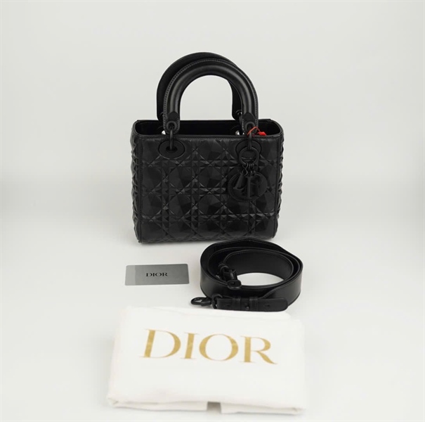 Túi Dior Lady kim cương đen size S (BCM) +