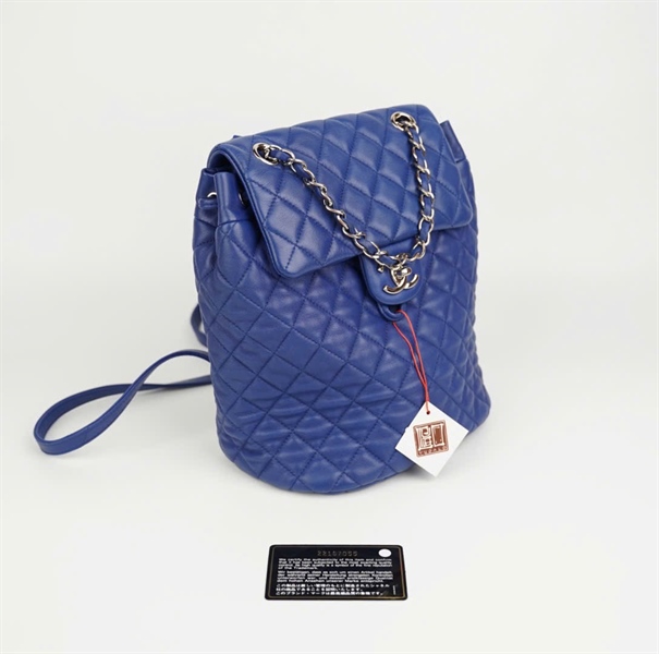 Balo Chanel xanh dương (code 22167055) (TB) KG+
