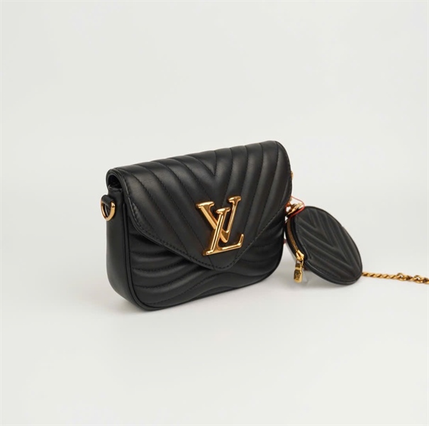 Túi LV màu đen kèm ví 2 strap size 18 (BMC) +