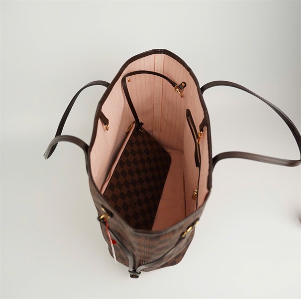 Túi LV neverfull ô vuông kèm pound sz 32 (BMC) +