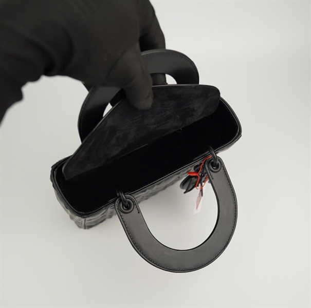 Túi Dior Lady kim cương đen size S (BCM) +