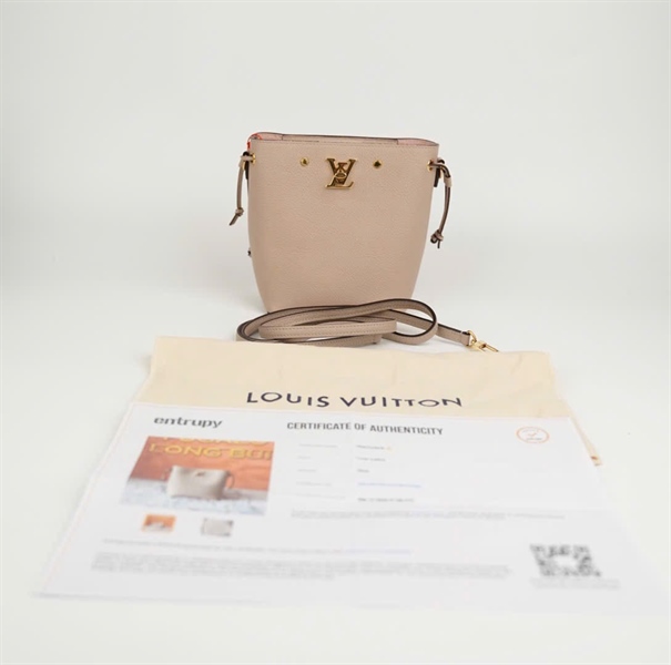 Túi LV dây rút màu nude size 13 +