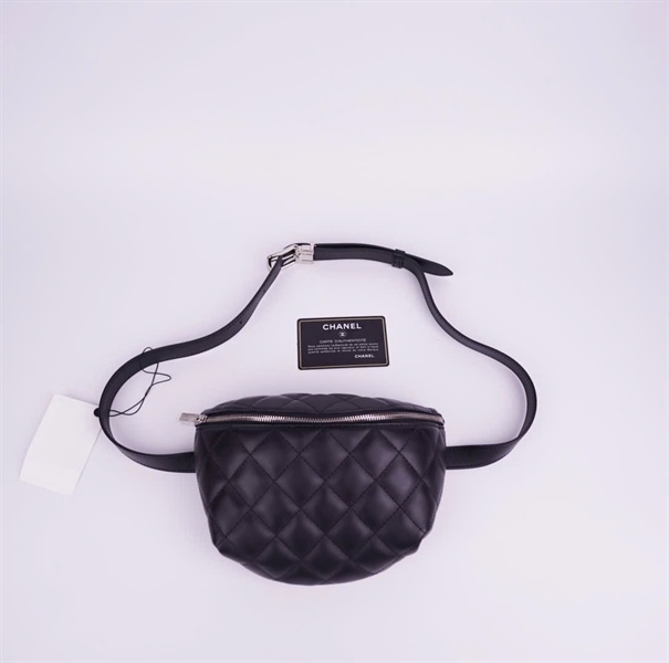 Túi Chanel bumbag đen (32123512) (BMC) +