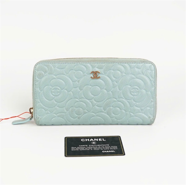 Ví Chanel hoa xanh (Code 29578266) KG+