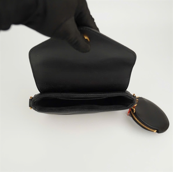 Túi LV màu đen kèm ví 2 strap size 18 (BMC) +