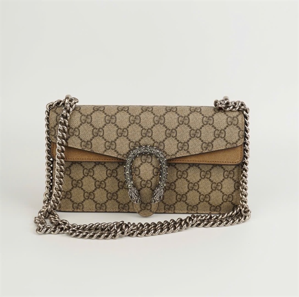 Túi GG dionysus xám size 24 (TB) KG+