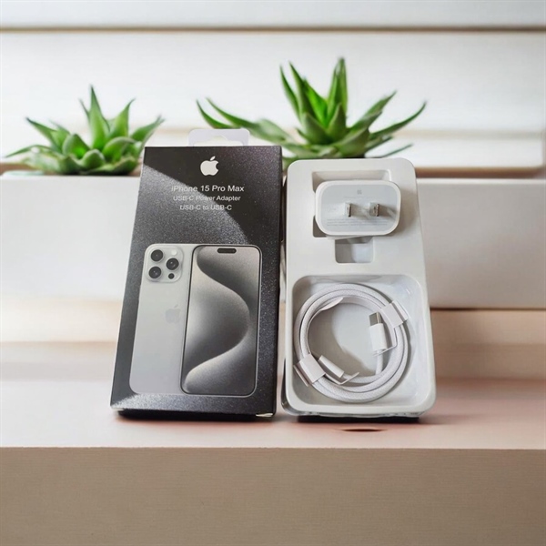 Bộ sạc combo ip15 Xám