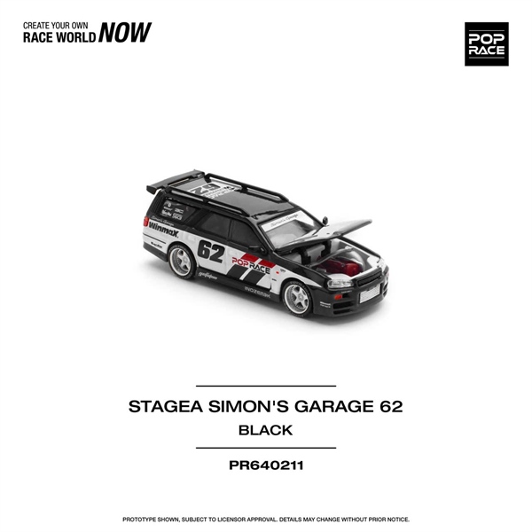 [SGTVN] Poprace PR640211 NISSAN STAGEA SIM0N'S GARAGE #62 - BLACK