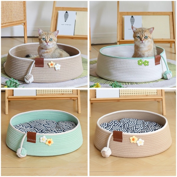 LY - Ổ thừng đơn sắc gắn bông hoa kèm đệm