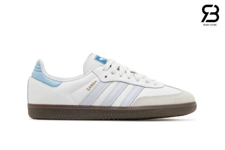 Adidas samba xanh dương