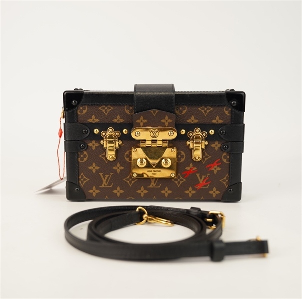 Túi LV trunk hoa nâu size 19 (HC) +