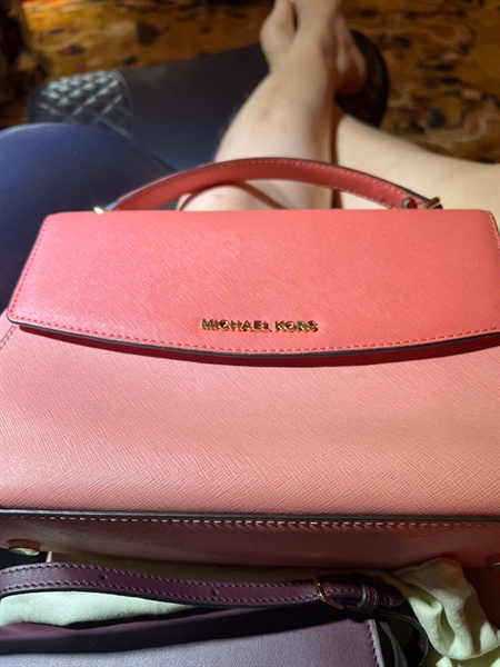 Túi MK hồng cam +