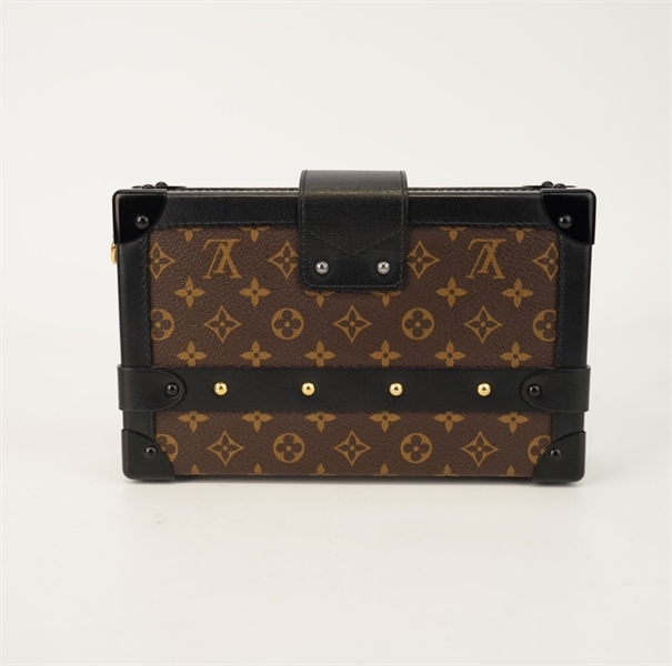 Túi LV hoa nâu viền đen sz 20cm (HC)+