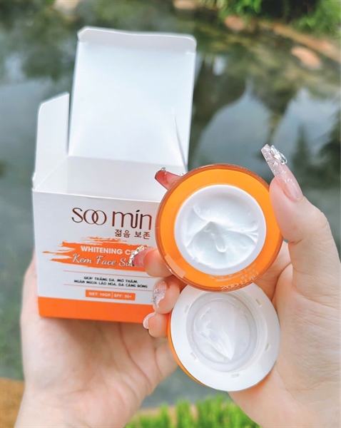 KEM FACE SỮA NON SOOMIN (Dưỡng trắng da) - Tặng phiếu cào trúng thưởng